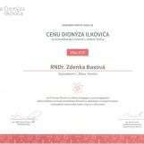 Cena Dionýza Ilkoviča pre p. Zdenku Baxovú