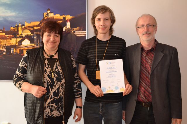 Matúš Kopunec - zlatá medaila z EUSO 