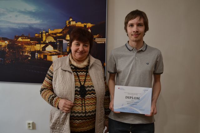 1. miesto v celoštátnom kolo Fyzikálnej olympiády