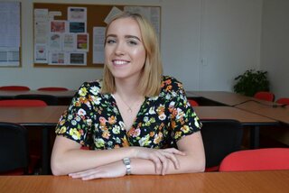 Viktória Mikušová - víťazka celoštátneho kola olympiády vo francúzskom jazyku