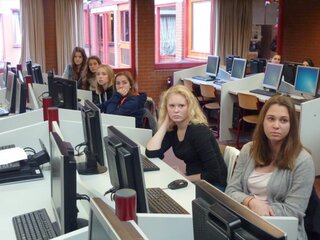 Žiaci v holandsku - za PC