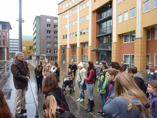 Žiaci v holandsku -v meste