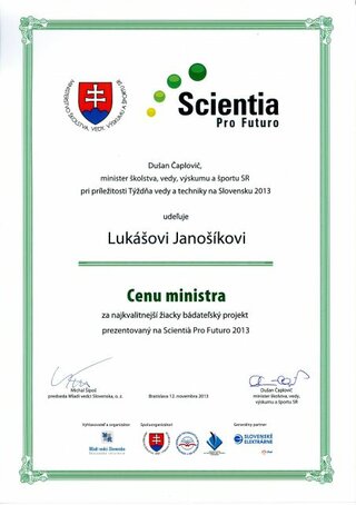 Úspechy na celoštátnej súťažnej prehliadke bádateľských projektov žiakov stredných škôl 