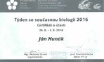 04.certifikát - SÚČASNÁ BIOLÓGIA