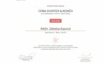 Zdenka baxova diplom