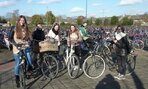 Žiaci v holandsku - na bicykloch