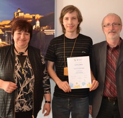 Zlatá medailu z  Vedeckej olympiády Európskej únie 