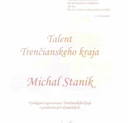 Talent Trenčianskeho kraja